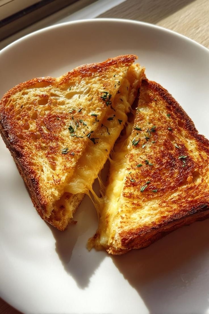 Cheese Bread Omelet